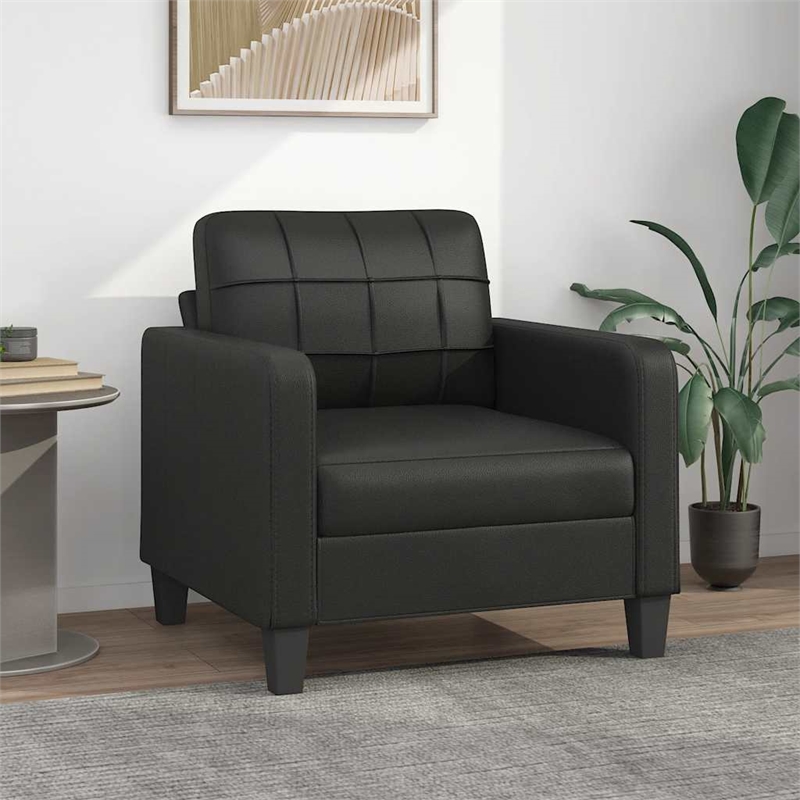 Vidaxl Single Sofa Chair in Black