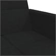 Vidaxl Sofa Bed in Black Polyester Fabric