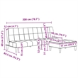 Vidaxl 2-Seater Foldable Sofa Bed in Dark Green Velvet