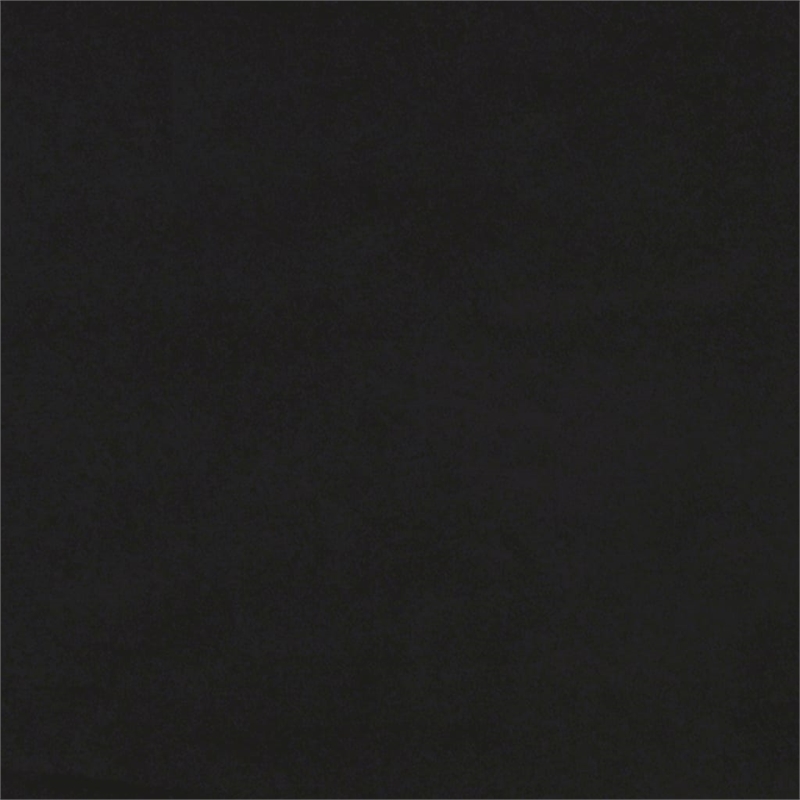 Vidaxl 2-Seater Sofa Bed with Footstool in Black Velvet