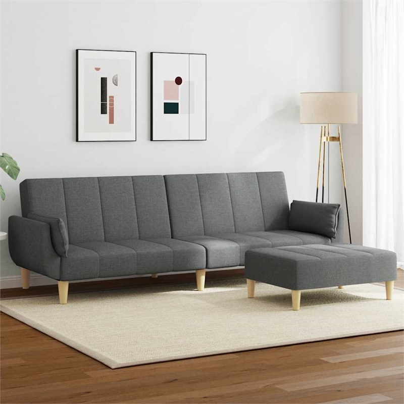 Vidaxl Sleeper Sofa Bed in Dark Gray