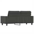 Vidaxl 2-Seater Sofa in Dark Grey Microfiber