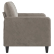 Vidaxl Metal 2-Seater Sofa in Light Grey Polyester