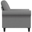 Vidaxl Single Sofa Chair in Light Grey Polyester