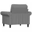 Vidaxl Single Sofa Chair in Light Grey Polyester