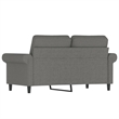 Vidaxl 2-Seater Sofa in Dark Gray Polyester