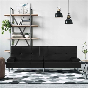Vidaxl Sofa Bed in Black