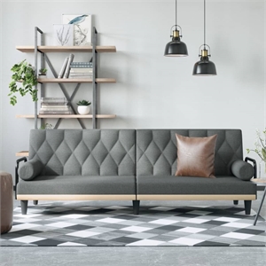 Vidaxl Large Sofa Bed in Dark Gray