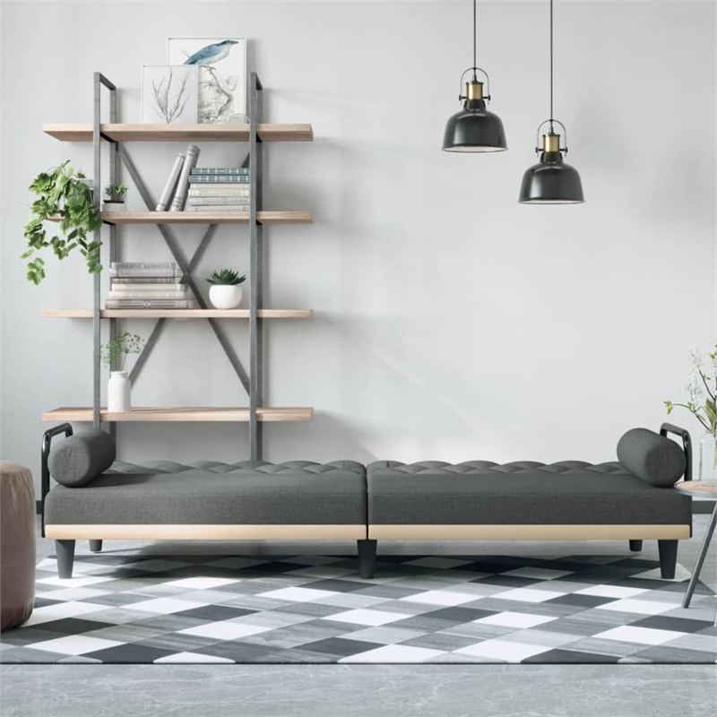 Vidaxl Large Sofa Bed in Dark Gray