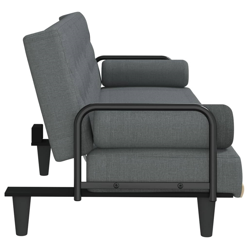 Vidaxl Large Sofa Bed in Dark Gray