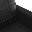 Vidaxl Durable 2-Seater Sofa in Black Faux Leather
