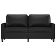Vidaxl 2-Seater Sofa in Black Faux Leather