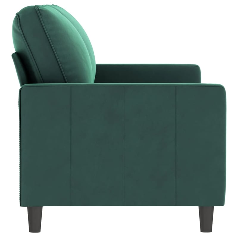 Vidaxl 2-Seater Sofa in Dark Green