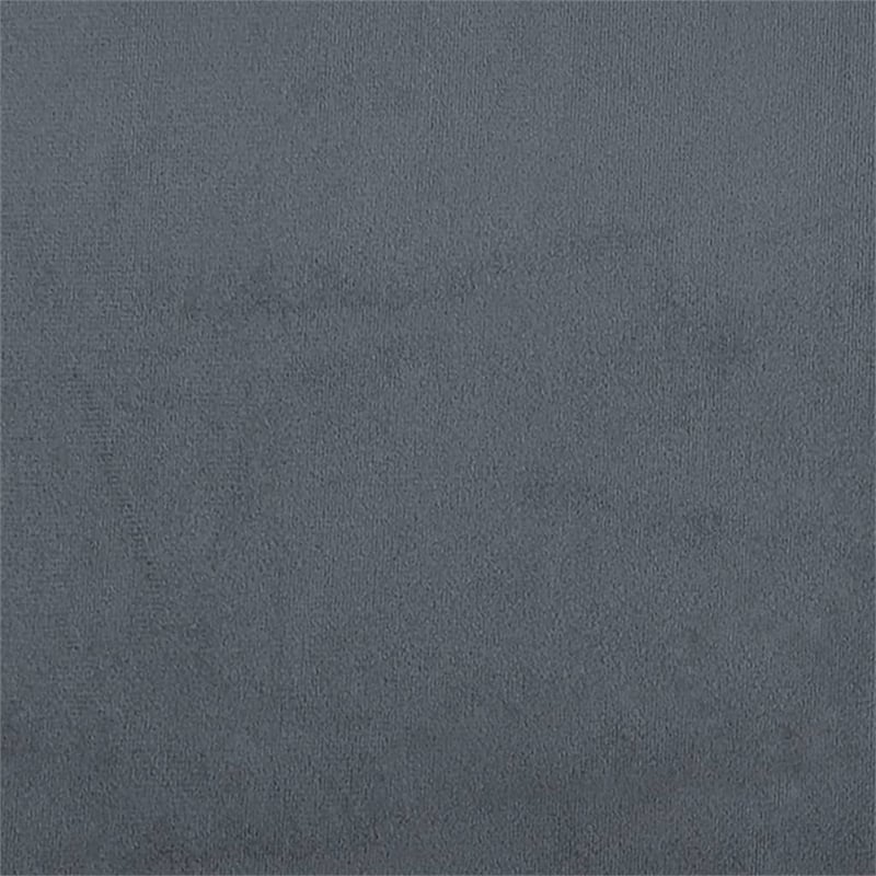 Vidaxl Metal 3-Seater Sofa in Dark Gray Velvet
