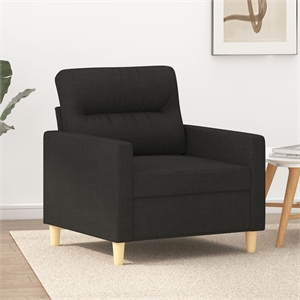 Vidaxl Single Sofa Chair in Black Fabric