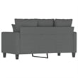 Vidaxl 2-Seater Sofa in Dark Grey Fabric