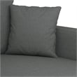 Vidaxl 2-Seater Sofa in Dark Grey Fabric