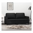 Vidaxl 2-Seater Sofa in Black Faux Leather