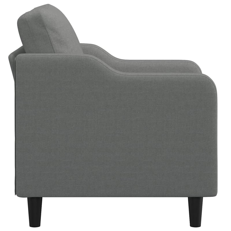 Vidaxl Single Sofa Chair in Dark Grey Fabric