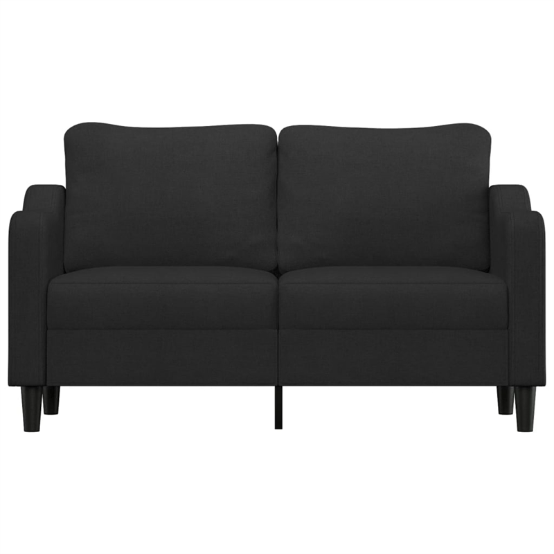 Vidaxl 2-Seater Sofa in Black Fabric