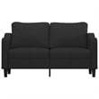 Vidaxl 2-Seater Sofa in Black Fabric