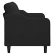 Vidaxl 2-Seater Sofa in Black Fabric