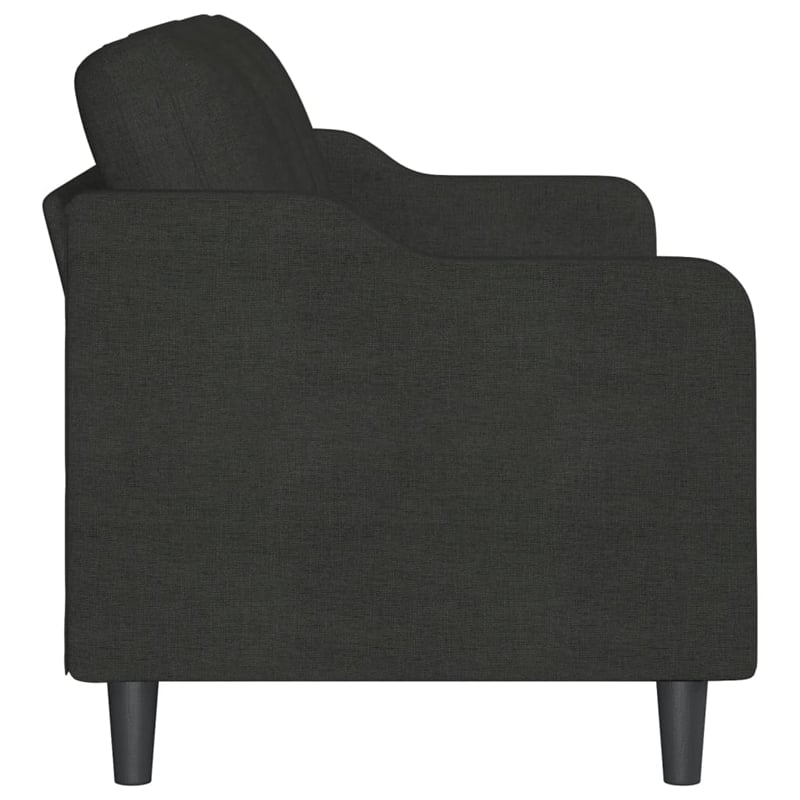 Vidaxl 3-Seater Sofa in Black Fabric
