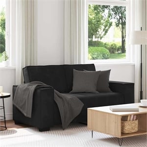Vidaxl 2-Seater Sofa in Black
