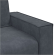 Vidaxl 3-Seater Sofa in Dark Grey Velvet