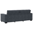 Vidaxl 3-Seater Sofa in Dark Grey Velvet