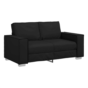 Vidaxl Artificial Leather Single Sofa Chair in Black