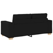 Vidaxl 2-Seater Loveseat Sofa in Black