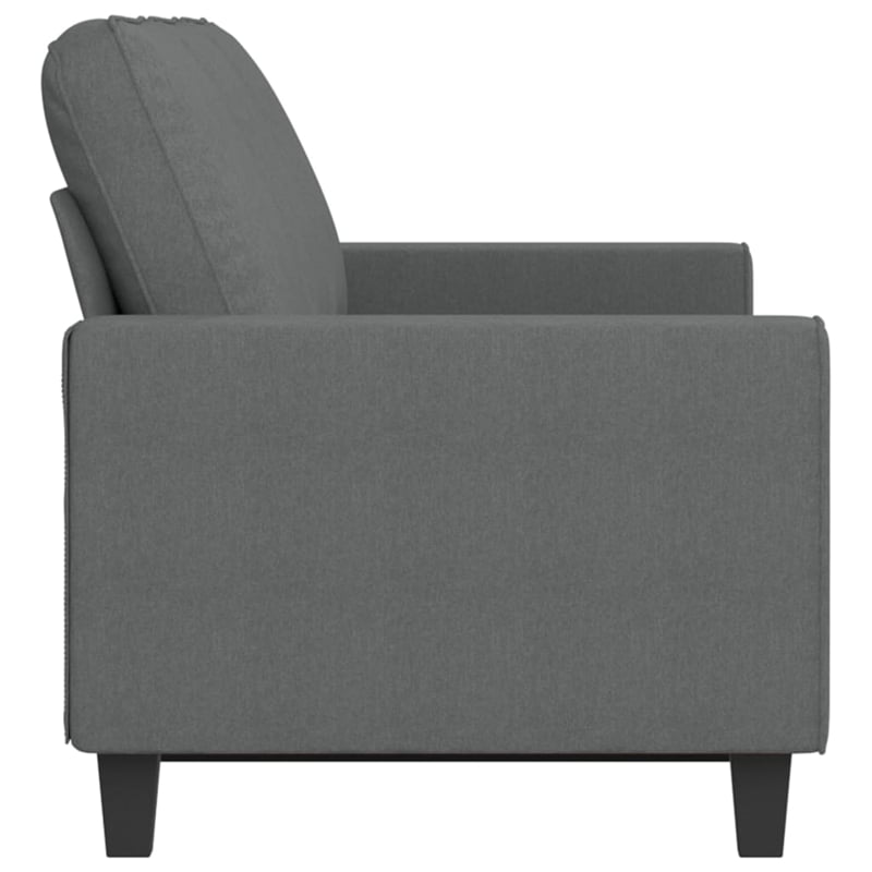 Vidaxl 3-Seater Sofa in Dark Grey Fabric