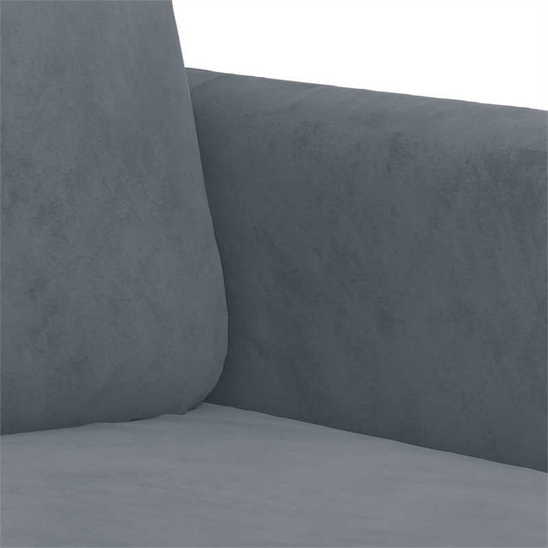 Vidaxl Single Sofa Chair in Dark Grey Polyester