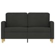 Vidaxl Metal 2-Seater Sofa in Black