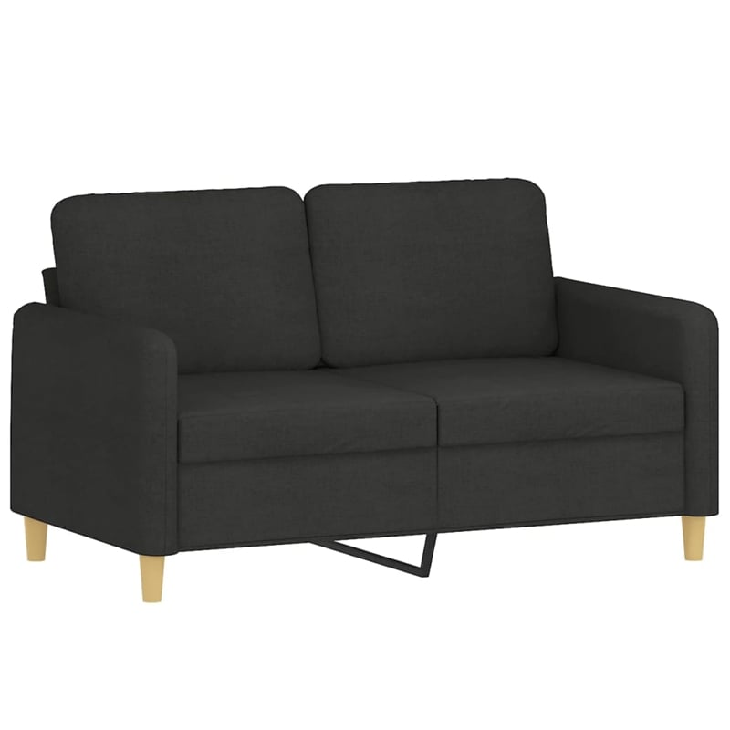 Vidaxl Metal 2-Seater Sofa in Black