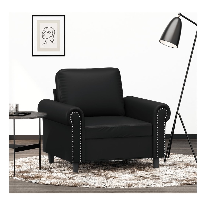 Vidaxl Single Sofa Chair in Black