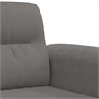 Vidaxl 2-Seater Sofa in Dark Grey Microfiber Fabric