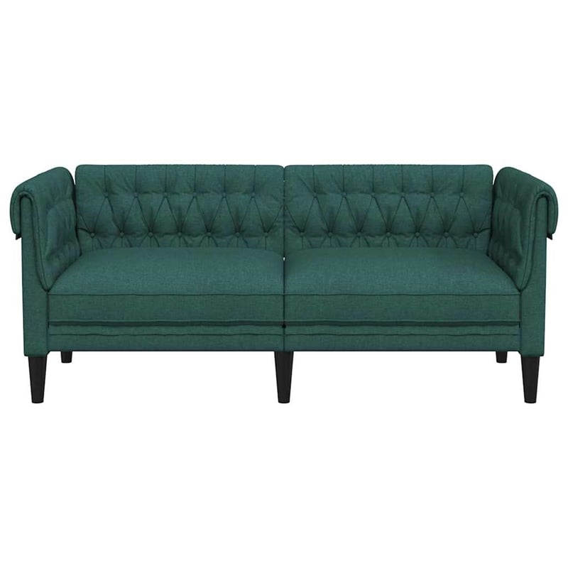 Vidaxl Chesterfield Sofa in Dark Green