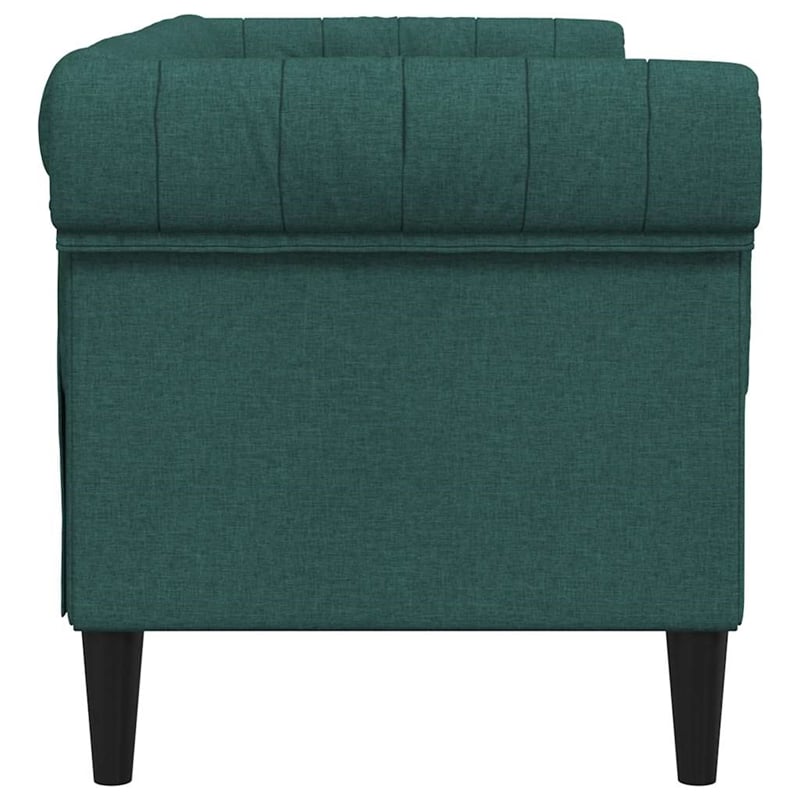 Vidaxl Chesterfield Sofa in Dark Green