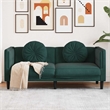 Vidaxl Sofa in Dark Green Polyester