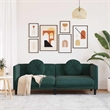 Vidaxl Sofa in Dark Green Polyester Velvet