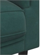 Vidaxl Sofa in Dark Green Polyester Velvet