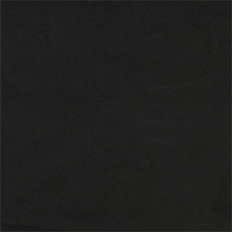 Vidaxl 3-Seater Sofa in Black Polyester Velvet