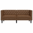 Vidaxl Chesterfield Sofa in Brown