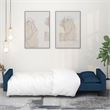 Vidaxl Sofa Bed in Blue Velvet