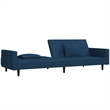Vidaxl Sofa Bed in Blue Velvet