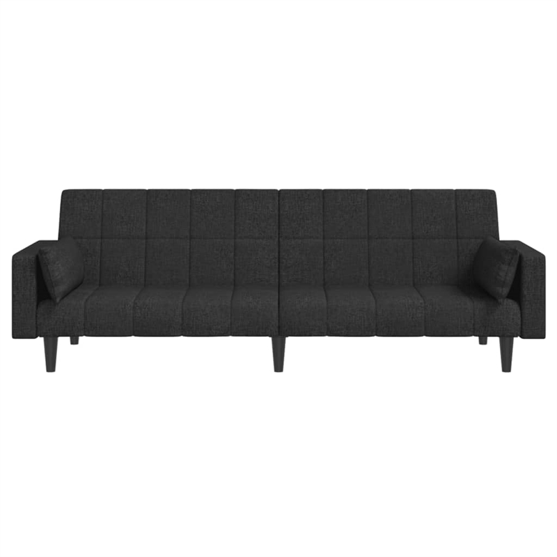 Vidaxl Sofa Bed in Black Fabric