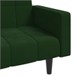 Vidaxl 2-Seater Sofa Bed in Dark Green Velvet