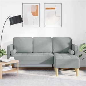 Vidaxl Sofa Set in Light Gray